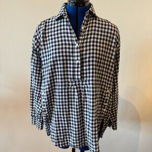 Madewell Plaid Button-Down Tunic